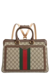 GUCCI OPHIDIA GG SUPREME CANVAS CONVERTIBLE BACKPACK,5399579R9BT