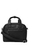 URBAN ORIGINALS POETRY VEGAN LEATHER SATCHEL - BLACK,42-0013