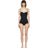 Dolce & Gabbana Lycra One Piece Bathing Suit In Black