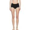 DOLCE & GABBANA DOLCE AND GABBANA BLACK HIGH-WAISTED BIKINI BOTTOMS