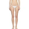 Dolce & Gabbana Dolce And Gabbana White Laced Bikini Botton In W0800 White