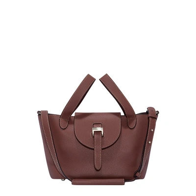 Meli Melo Thela Mini Argan Brown Cross Body Bag For Women