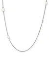 DAVID YURMAN LONG PEARL & DIAMOND CHAIN NECKLACE, 42"L,PROD213520407