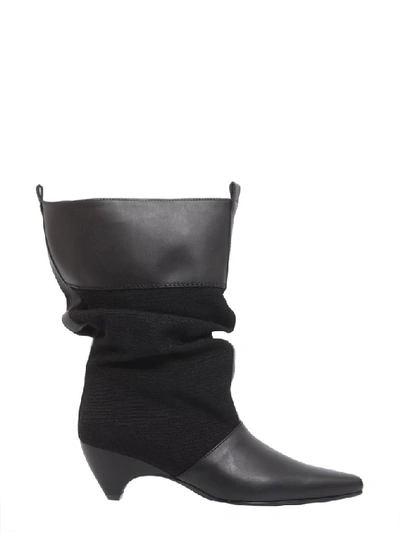 Stella Mccartney Slouchy Boots In Black