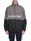 BALENCIAGA Colorblock Logo Zip-Front Jacket