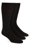 Calvin Klein 3-pack Casual Socks In Black