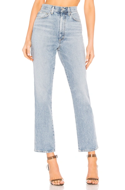 Agolde Pinch Waist Kick Jeans In Blue