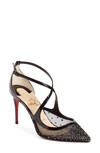 CHRISTIAN LOUBOUTIN TWISTISSIMA EMBELLISHED POINTY TOE PUMP,1180531