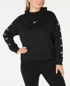 NIKE PLUS SIZE SPORTSWEAR FLEECE LOGO HOODIE