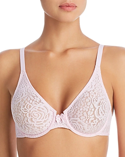 Wacoal Halo Unlined Underwire Bra In Lilac Snow