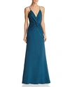 JARLO PIA TWIST-FRONT GOWN - 100% EXCLUSIVE,M1040