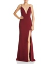 KATIE MAY PLUNGING CREPE GOWN,GSAK0162