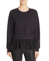 MICHELLE BY COMUNE MICHELLE BY COMUNE LAYERED-LOOK SWEATSHIRT,M1810L246