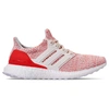 ADIDAS ORIGINALS WOMEN'S ULTRABOOST 4.0 RUNNING SHOES, RED - SIZE 9.0,2423568