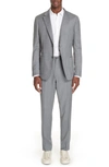 Z ZEGNA WASH AND GO TRIM FIT SOLID WOOL SUIT,218424710-2XPWGM