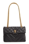 Kurt Geiger Kensington Quilted Leather Shoulder Bag - Red In Red