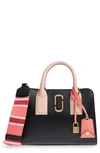 Marc Jacobs Little Big Shot Leather Tote - Black In Black/ Red