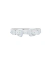 B-LOW THE BELT B-LOW THE BELT WOMAN BELT WHITE SIZE L SOFT LEATHER,46618523DI 5