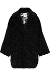 AINEA AINEA WOMAN OVERSIZED FAUX FUR COAT BLACK,3074457345619636331
