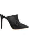 ALEXANDRE BIRMAN ALEXANDRE BIRMAN WOMAN AMALIAH VELVET MULES BLACK,3074457345619849857