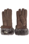 AUSTRALIA LUXE COLLECTIVE Shearling gloves,US 4772211930084066