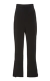 CUSHNIE HIGH-RISE CROPPED CREPE trousers,716018