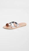 Ancient Greek Sandals Desmos Cut-out Leather Sandals In Silver