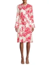 EQUIPMENT Roseabelle Floral-Print Tie-Waist A-Line Shirtdress