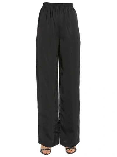 Alexander Wang Wide Leg Trousers In Black