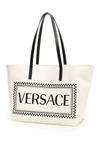 VERSACE VINTAGE LOGO CANVAS SHOPPER,10780062