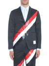 THOM BROWNE THOM BROWNE DECONSTRUCTED SRTIPE JACKET