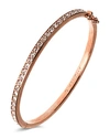 Givenchy Bracelet, Silk Swarovski Element Bangle In Rose Gold