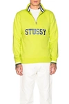 STUSSY CONTRAST RIB MOCK NECK