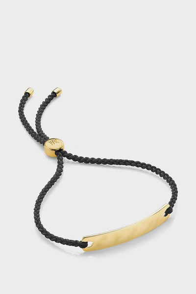 Monica Vinader Engravable Havana Mini Friendship Bracelet In Gold