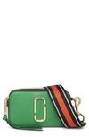 Marc Jacobs Logo Strap Snapshot Camera Bag In Pepper Green Multi