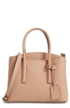 Kate Spade Medium Margaux Leather Satchel - Beige In Light Fawn