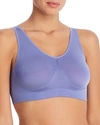 Wacoal B.smooth Wireless Padded Bralette In Bleached Denim
