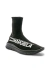 MAISON MARGIELA High Top Sock Sneaker,MMAR-MZ190