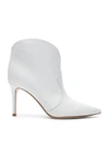 GIANVITO ROSSI GIANVITO ROSSI MABLE MID BOOTIES IN WHITE,GIAN-WZ383