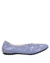 TOD'S TOD'S WOMAN LOAFERS LILAC SIZE 7.5 SOFT LEATHER,11631837BX 8