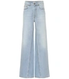 GANNI HIGH-RISE WIDE-LEG JEANS,P00362216