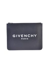 GIVENCHY BLACK BRANDED POUCH,10780781