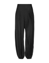Nili Lotan Ibiza Pleated Hammered Silk-satin Tapered Pants In Black