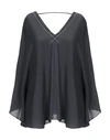 Brunello Cucinelli Blouse In Steel Grey