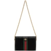 Gucci Black Suede Small Ophidia Chain Bag