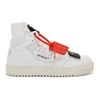 Off-white White Off Court 3.0 High-top Sneakers In White,green,black