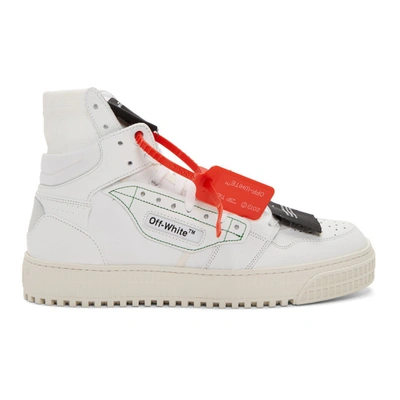 Off-white White Off Court 3.0 High-top Trainers In White,green,black