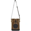 FENDI FENDI BLACK AND BROWN SMALL FOREVER FENDI MON TRESOR BAG