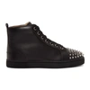 CHRISTIAN LOUBOUTIN CHRISTIAN LOUBOUTIN BLACK LOU SPIKES HIGH-TOP SNEAKERS