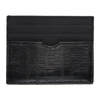 FENDI BLACK 'FOREVER FENDI' SLIM CARD HOLDER